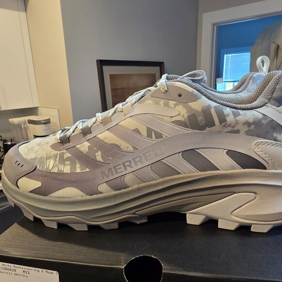 Merrell White Mountaineering X Moab Speed 2 GORE-TEX Grey J5006819 Mens Sz 12 - Picture 1 of 13